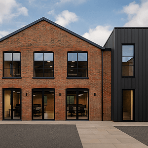 Muse Architects commercial industrial Front Elevation